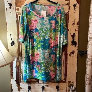 Flamingo brand floral top